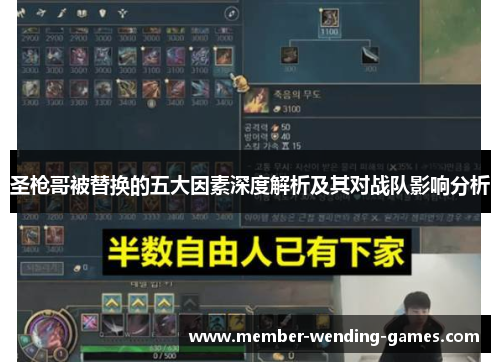 圣枪哥被替换的五大因素深度解析及其对战队影响分析