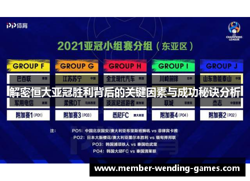 解密恒大亚冠胜利背后的关键因素与成功秘诀分析